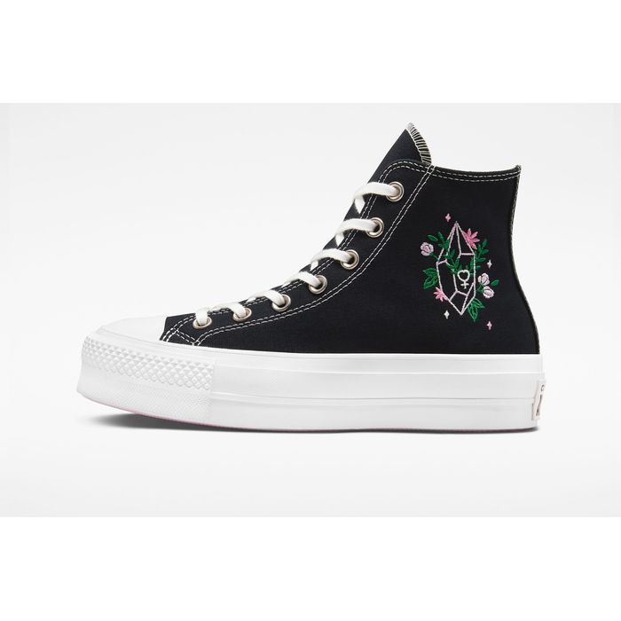 Chuck Taylor All Star Lift Platform Embroidered Crystals